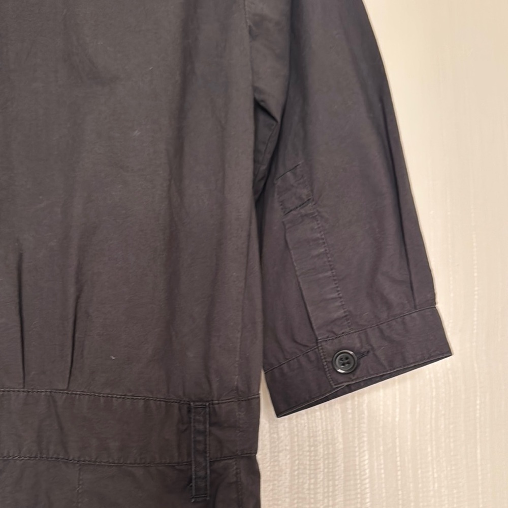ba&sh • Kalista Black Jumpsuit Coveralls Romper • Dark Grey Faded Black • XS / 0 - Picture 13 of 16